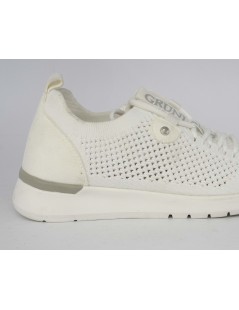 Grunland Sneakers Donna Ultra Leggera Tessuto Traforato Bianco