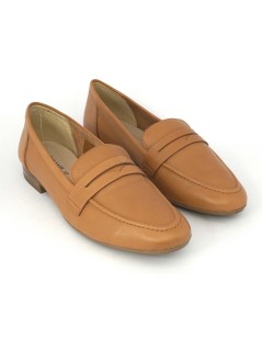 Grunland Mocassino Donna College Basso Pelle Morbida Cuoio