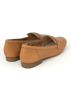 Grunland Mocassino Donna College Basso Pelle Morbida Cuoio
