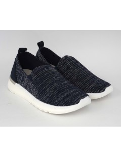 Grunland Slipon Donna Ultra Leggera Tessuto Blu Multi