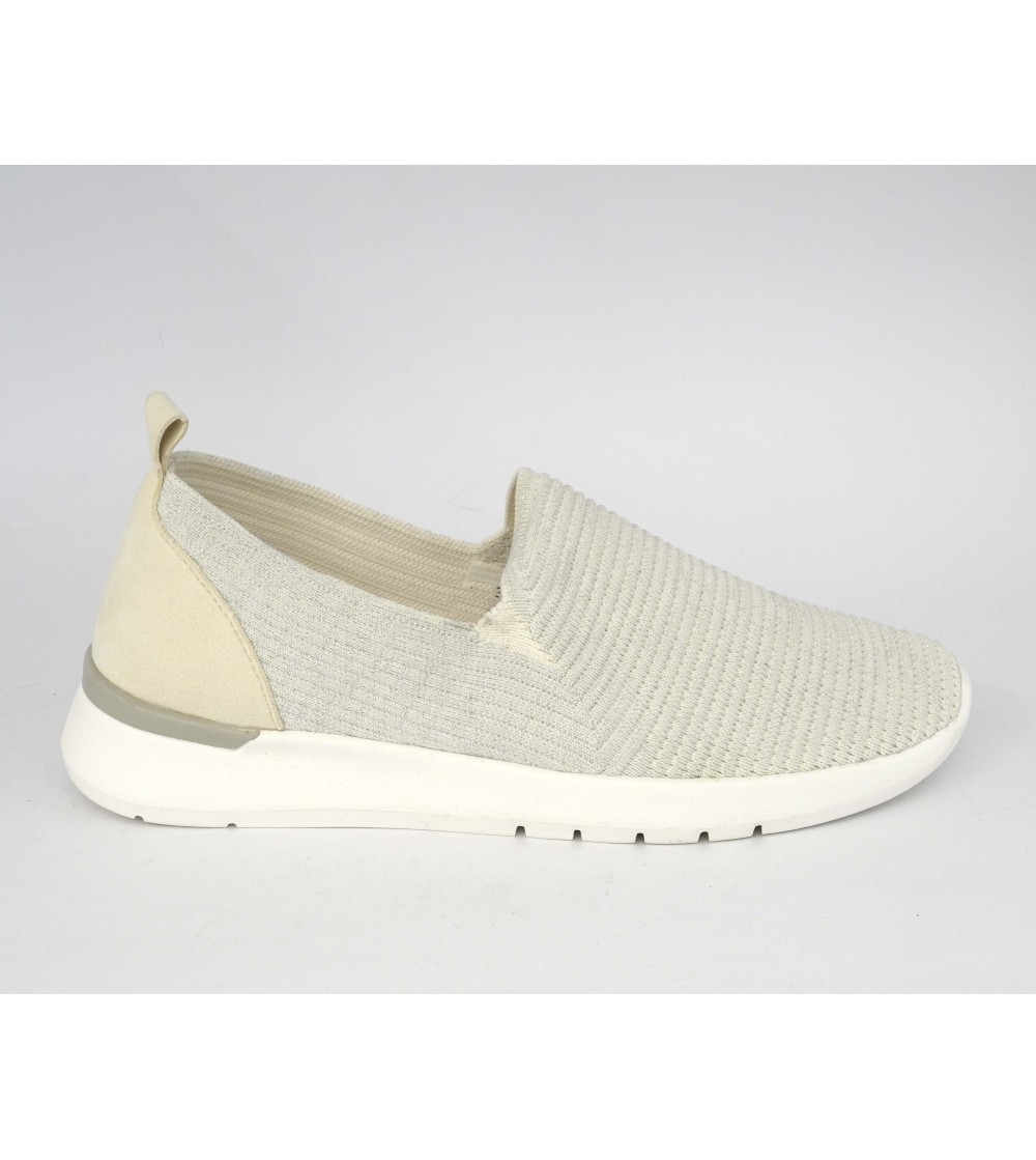 Grunland Slipon Donna Ultra Leggera Tessuto Bianco