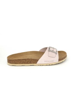 Grunland Ciabatta Madrid Birk Soft Fibbia Larga Camoscio Glicine