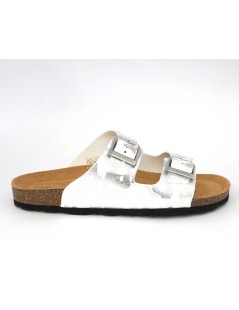 Grunland Ciabatta Arizona Birk Bio Soft Mimetic Argento