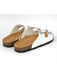 Grunland Ciabatta Arizona Birk Bio Soft Mimetic Argento