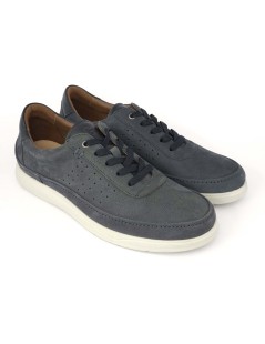 Grunland Stringate Sportive con Plantare Nabuk Blu