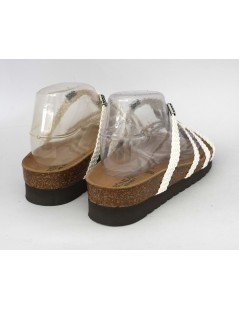 Grunland Ciabatta Bio Soft Zeppa Media Etnica Bianco