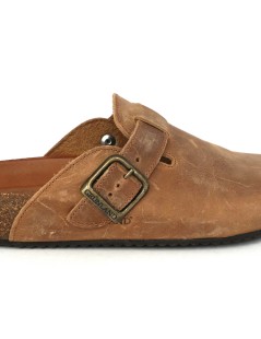 Grunland Sabot Donna Boston Birk Biosoft Ingrassato Marrone