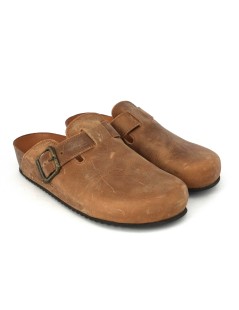 Grunland Sabot Donna Boston Birk Biosoft Ingrassato Marrone