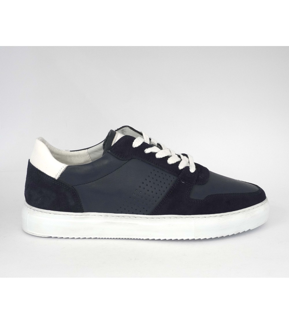 Grunland Sneakers Uomo Sport Cassetta Extra Leggero Blu