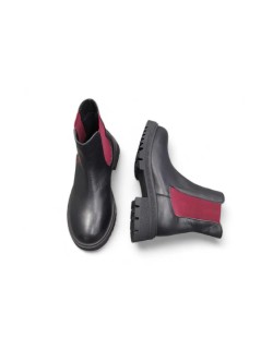 Bueno Tronchetti Elastici Bordeaux Fondo Carro Pelle Nero