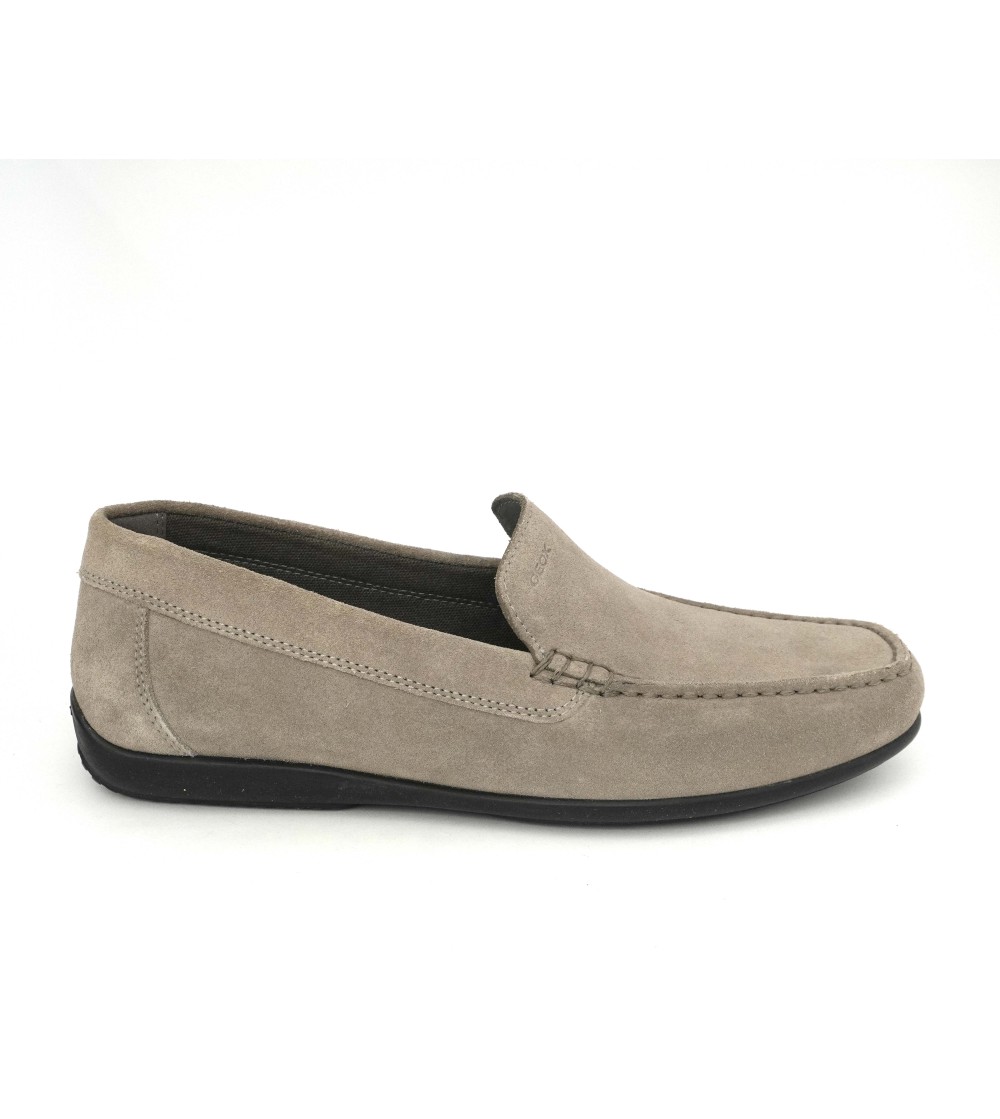Geox Mocassino Uomo Ascanio Car Shoe Liscio Antracite