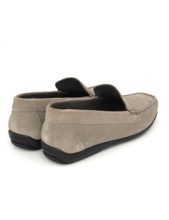 Geox Mocassino Uomo Ascanio Car Shoe Liscio Antracite