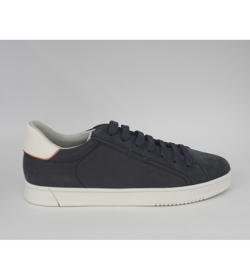 Geox Sneakers Uomo Pieve Cassetta Camoscio Navy