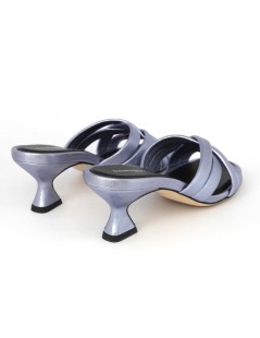 Gianmarco Sorelli Ciabattina Tacco Clessidra Incroci Nuvola Jeans