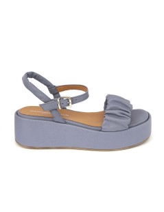 Gianmarco Sorelli Kira Sandalo Platform Braccialetto Frisè Jeans