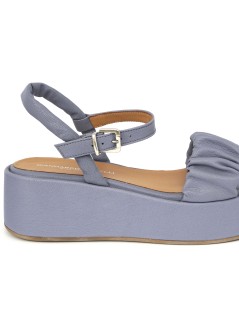 Gianmarco Sorelli Kira Sandalo Platform Braccialetto Frisè Jeans