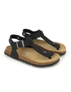 Grunland Sandalo Infradito Uomo Gizeh Bio Birk Nero