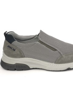 Enval Soft Slipon Uomo Sport Plantare Tessuto Elastico Grigio