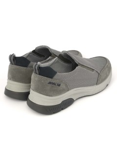 Enval Soft Slipon Uomo Sport Plantare Tessuto Elastico Grigio