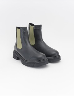 Bueno Tronchetti Elastici Bordeaux Fondo Carro Pelle Verde