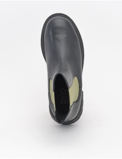 Bueno Tronchetti Elastici Bordeaux Fondo Carro Pelle Verde