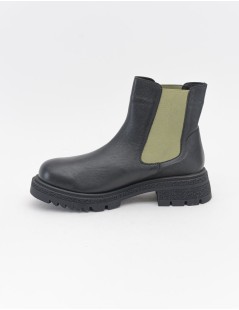 Bueno Tronchetti Elastici Bordeaux Fondo Carro Pelle Verde