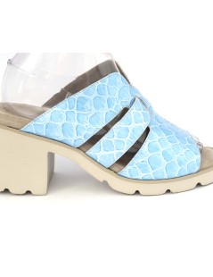 F.lli Tomasi Sabot Tacco medio Monofascia Vernice Mare