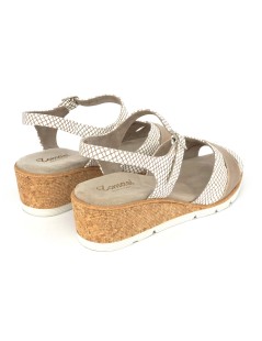 F.lli Tomasi Sandalo Zeppa Sughero Braccialetto Camoscio Fango