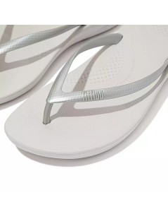 Fit Flop Ciabatta Donna Infradito Iqushion Ergonomica Silver