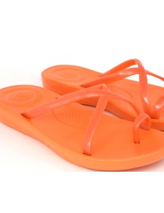 Fit Flop Ciabatta Donna Infradito Anello Iqushion Wave Corallo