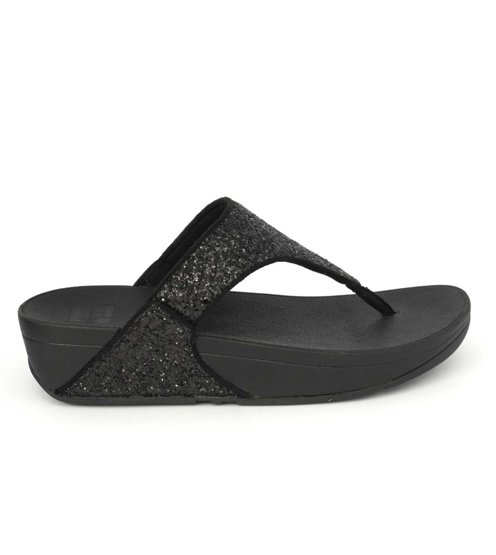 Fit Flop Ciabatta Infradito Lulù Glitter Nero