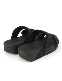 Fit Flop  Ciabatta Mina Crystal 2 Velcro Strass Nero
