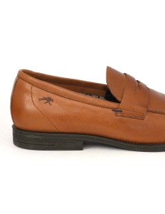 Fluchos Mocassino College Fondo Gomma Flex Nappa Cuoio