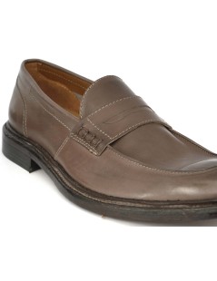 Franco Fedele Mocassino College Sfumato Fondo Cuoio Asfalto