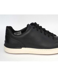 Clarks Sneakers Uomo CourtLite Fondo Bianco Liscio Blu