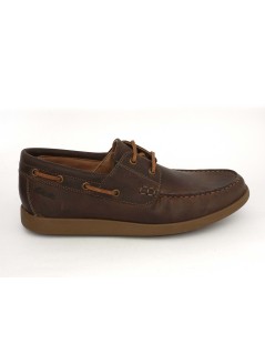 Clarks Stringate Uomo Vela Laccio Cuoio Ingrassato Marrone