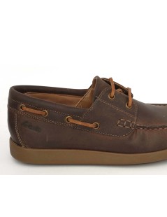 Clarks Stringate Uomo Vela Laccio Cuoio Ingrassato Marrone