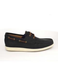 Clarks Stringate Uomo Vela Laccio Cuoio Ingrassato Blu Notte