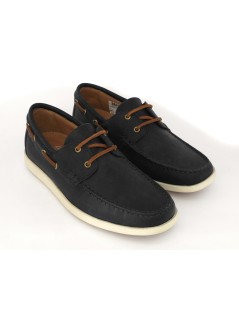 Clarks Stringate Uomo Vela Laccio Cuoio Ingrassato Blu Notte