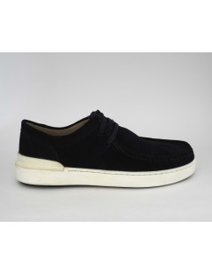 Clarks Stringate Courtlite Wally Ingegnere Nabuk Navy