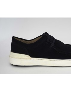 Clarks Stringate Courtlite Wally Ingegnere Nabuk Navy