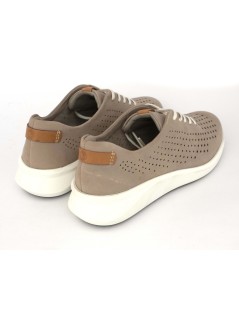 Clarks Sneakers Donna Camoscio Traforato Plantare Cloud Pietra