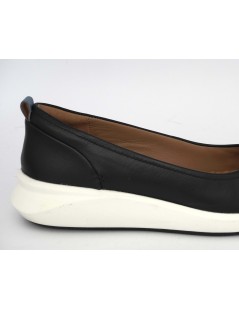 Clarks Ballerina Sportiva con Plantare Nappa Nero