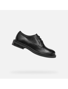Geox Stringate Donna Derby Serilda Guardiolo Pelle Nero