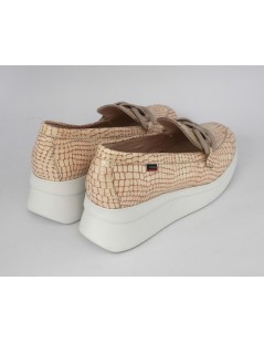 Callaghan Hanna Mocassino Naplak Zeppa Morsetto Rosa