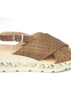 Callaghan Sandalo Zeppa Inserto Corda Intreccio Incrocio Terra