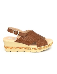 Callaghan Sandalo Zeppa Inserto Corda Intreccio Incrocio Cuoio