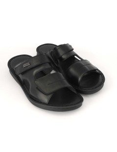 Baldassarri F Ciabatta 2 Fasce Memory Nappa Tejus Nero
