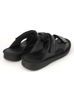 Baldassarri F Ciabatta 2 Fasce Memory Nappa Tejus Nero