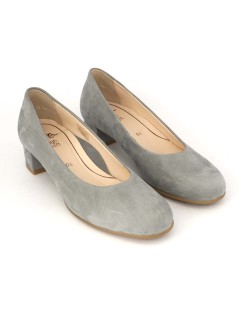 Ara Shoes Decollette Tacco Medio Plantare Soft Camoscio Ostrica